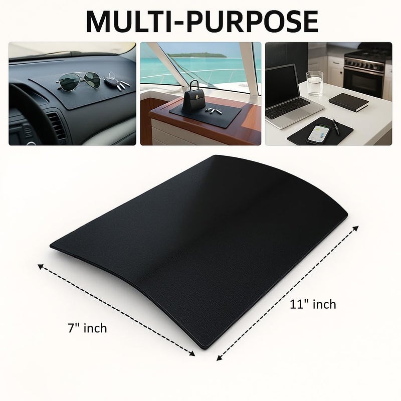 Mini-Factory Extra Large Non-Slip Car Dashboard Sticky Pad â€“ 11"x7" MINI-FACTORY Fixate Gel Mat for Phones, Glasses, Keys â€“ Anti-Slip Grip - Image 2